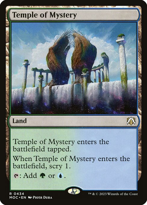 Temple of Mystery from March of the Machine Commander
