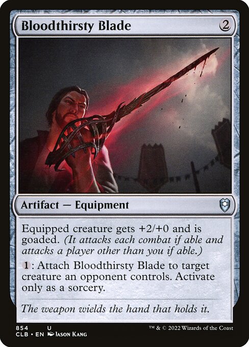Bloodthirsty Blade from Commander Legends: Battle for Baldur's Gate
