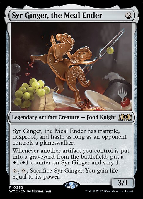 Syr Ginger, the Meal Ender from Wilds of Eldraine Promos