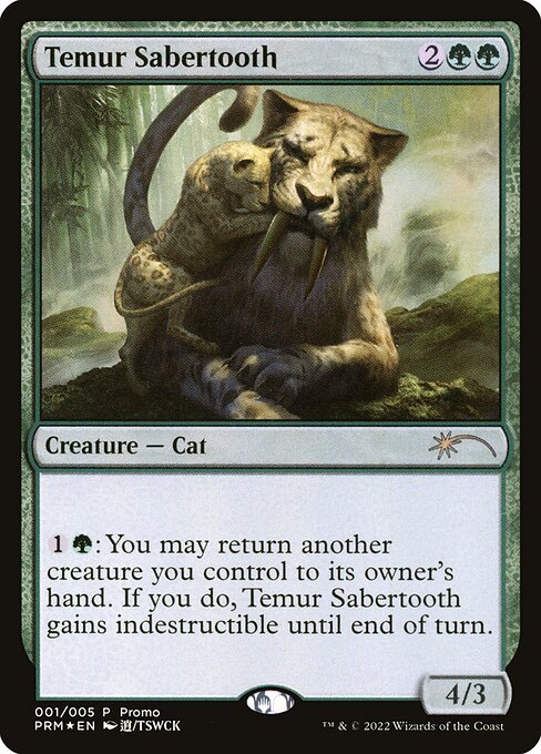 Temur Sabertooth from Year of the Tiger 2022
