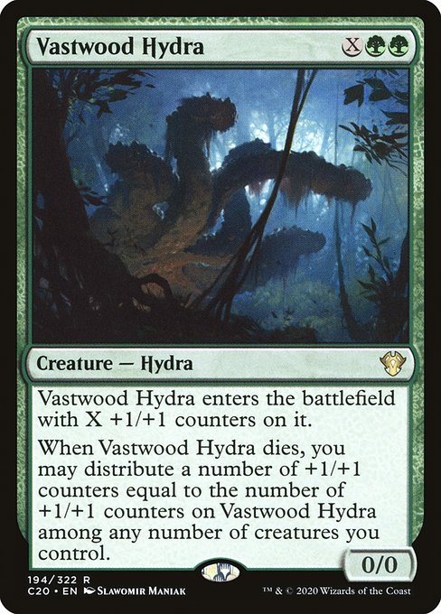 Vastwood Hydra highlighted card art