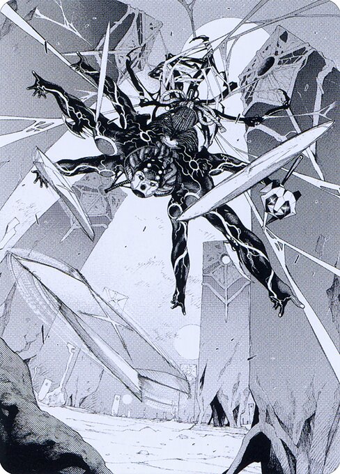 Kaito, Dancing Shadow // Kaito, Dancing Shadow from Phyrexia: All Will Be One Art Series