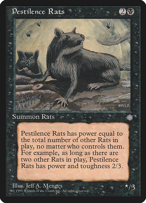 Pestilence Rats highlighted card art