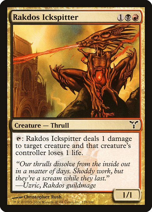 Rakdos Ickspitter highlighted card art