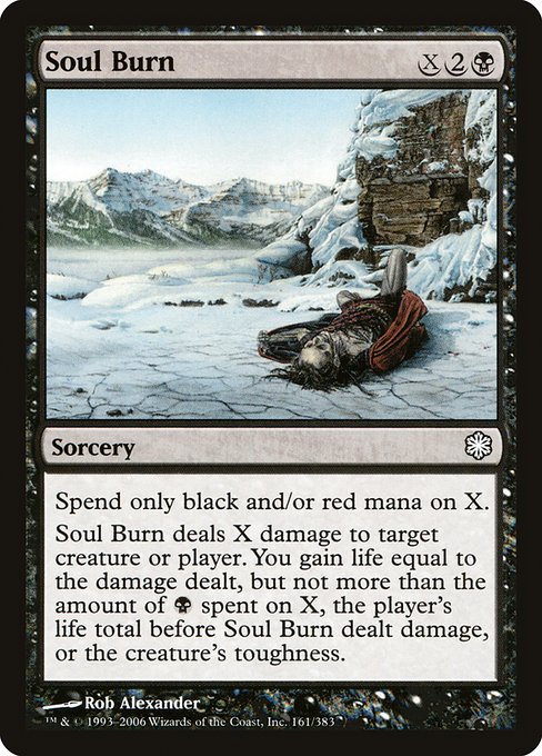 Soul Burn highlighted card art