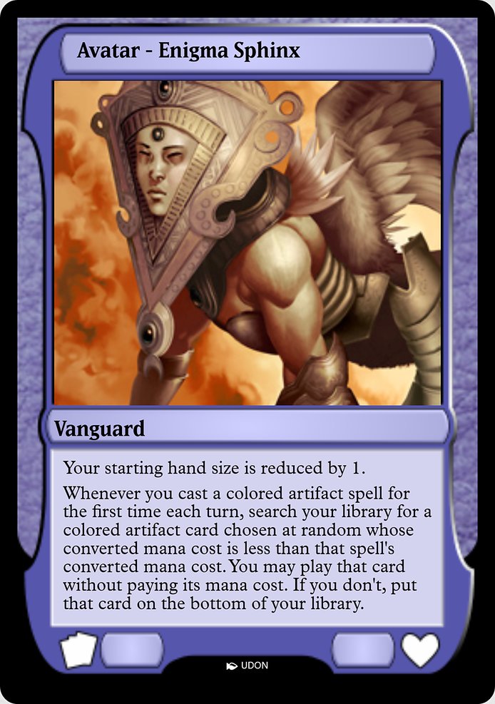 Enigma Sphinx Avatar highlighted card art