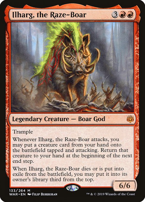 Ilharg, the Raze-Boar from War of the Spark