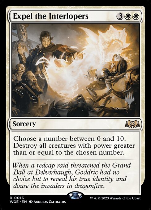 Expel the Interlopers from Wilds of Eldraine Promos