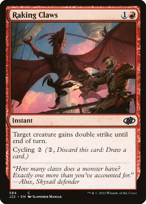 Raking Claws highlighted card art