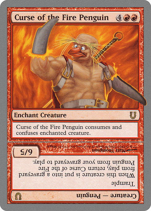 Curse of the Fire Penguin // Curse of the Fire Penguin Creature highlighted card art