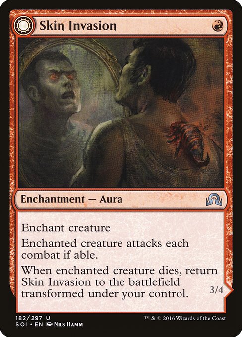 Skin Invasion // Skin Shedder from Shadows over Innistrad