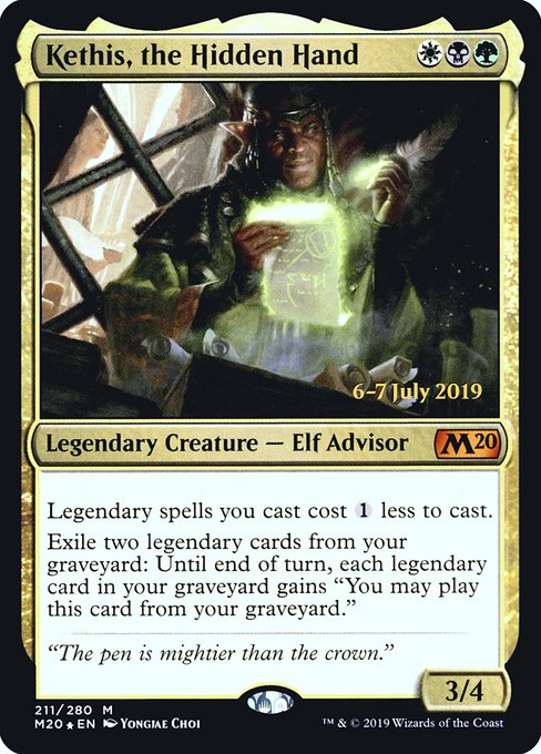 Kethis, the Hidden Hand from Core Set 2020 Promos