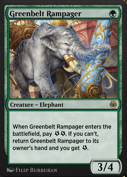Greenbelt Rampager highlighted card art