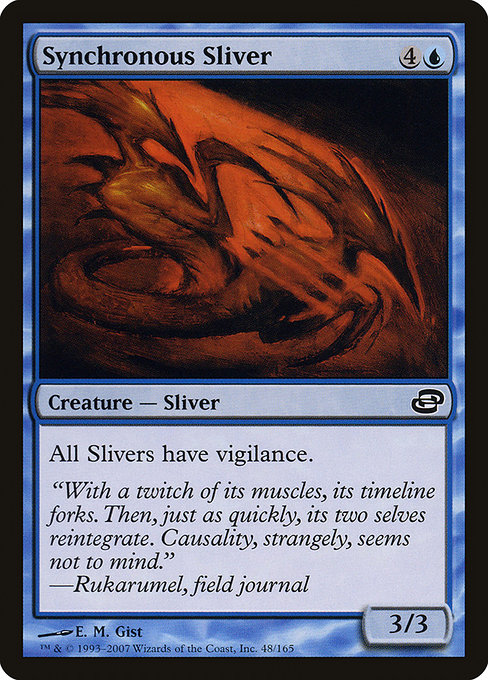 Synchronous Sliver highlighted card art