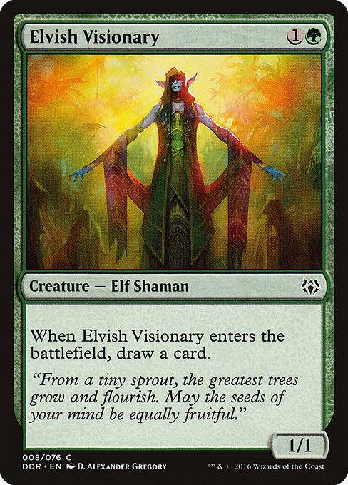 Elvish Visionary from Duel Decks: Nissa vs. Ob Nixilis