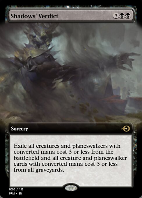 Shadows' Verdict highlighted card art