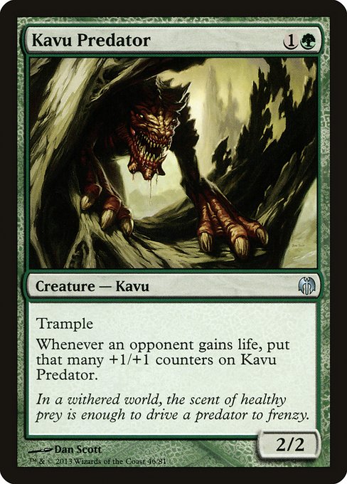 Kavu Predator from Duel Decks: Heroes vs. Monsters
