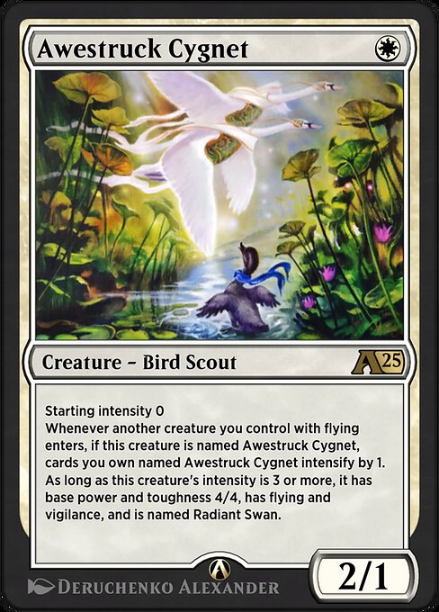 Awestruck Cygnet highlighted card art