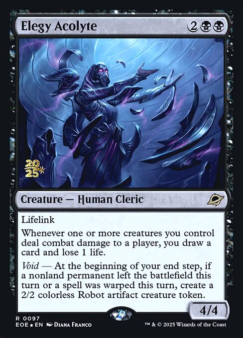 Elegy Acolyte highlighted card art