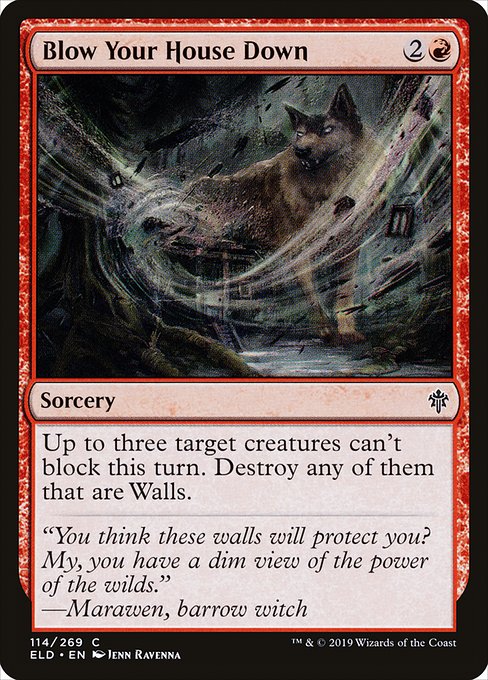 Blow Your House Down from Throne of Eldraine