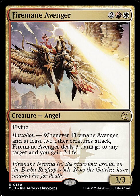 Firemane Avenger highlighted card art