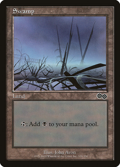Swamp from Urza's Saga