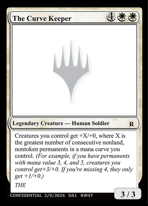 The Curve Keeper highlighted card art