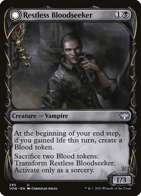 Restless Bloodseeker // Bloodsoaked Reveler from Innistrad: Crimson Vow