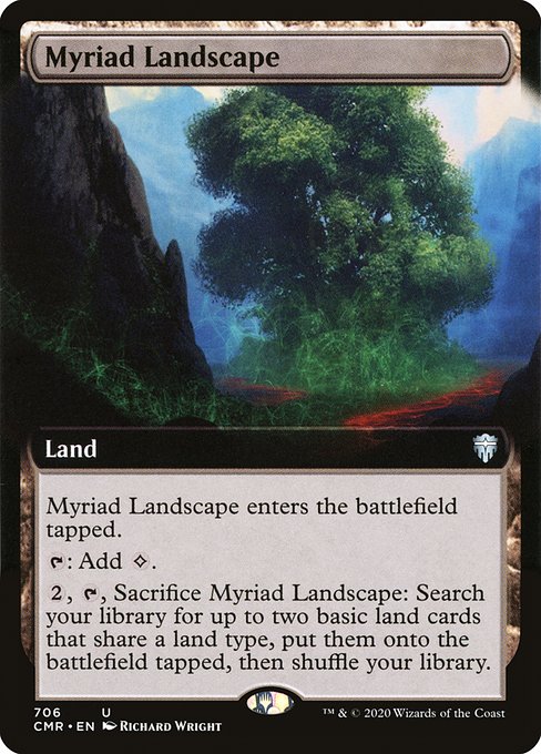 Myriad Landscape from Commander Legends