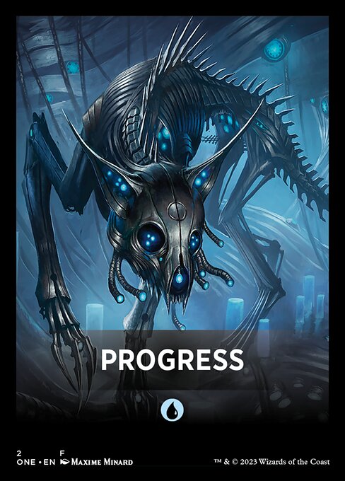 Progress highlighted card art