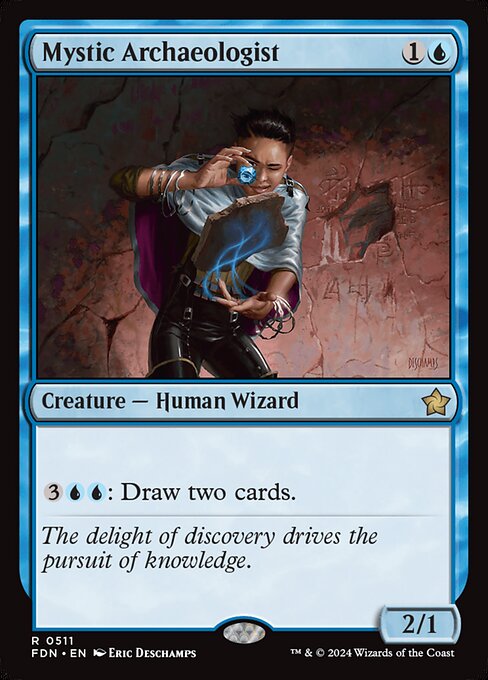 Mystic Archaeologist highlighted card art