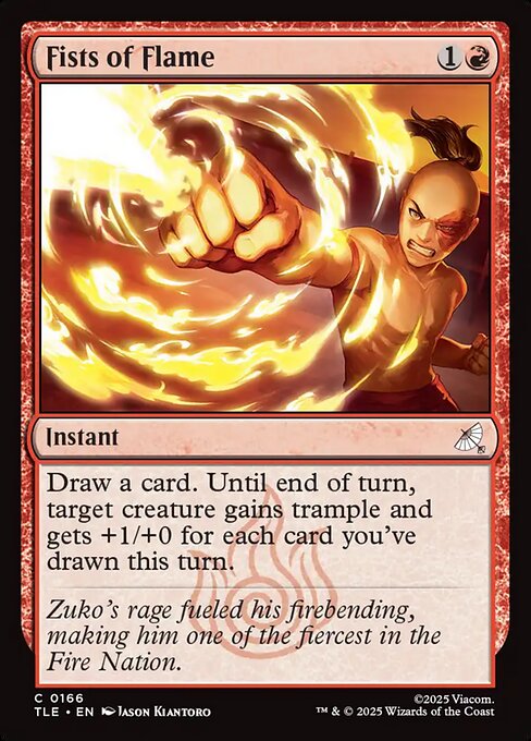 Fists of Flame highlighted card art