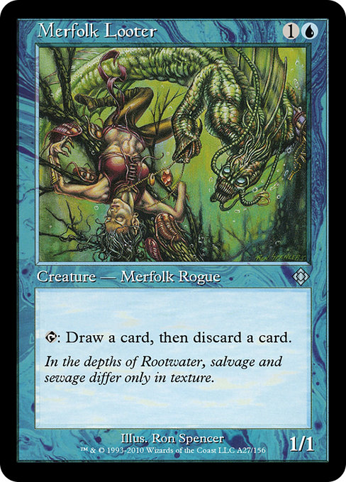 Merfolk Looter from Magic Online Theme Decks