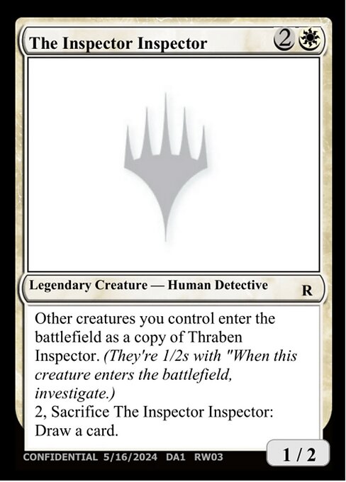 The Inspector Inspector highlighted card art