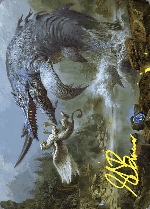 Horned Loch-Whale // Horned Loch-Whale highlighted card art