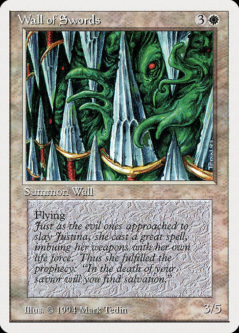 Wall of Swords from Summer Magic / Edgar