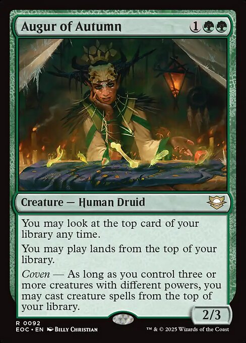 Augur of Autumn from Edge of Eternities Commander