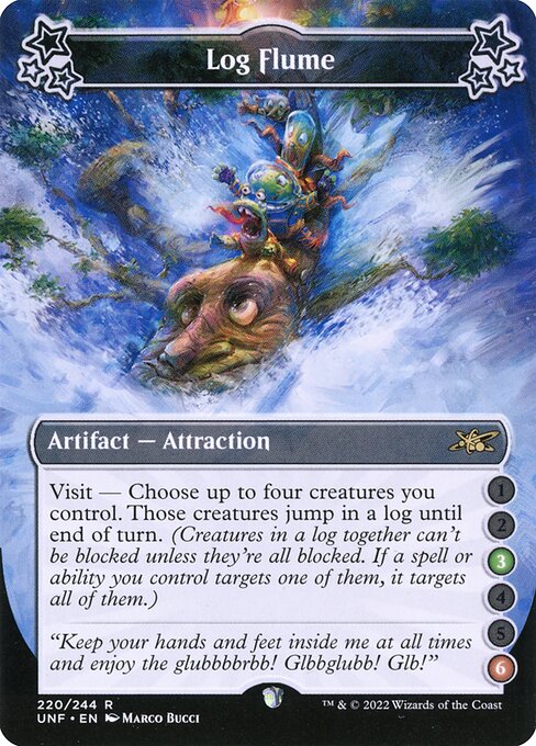 Log Flume highlighted card art