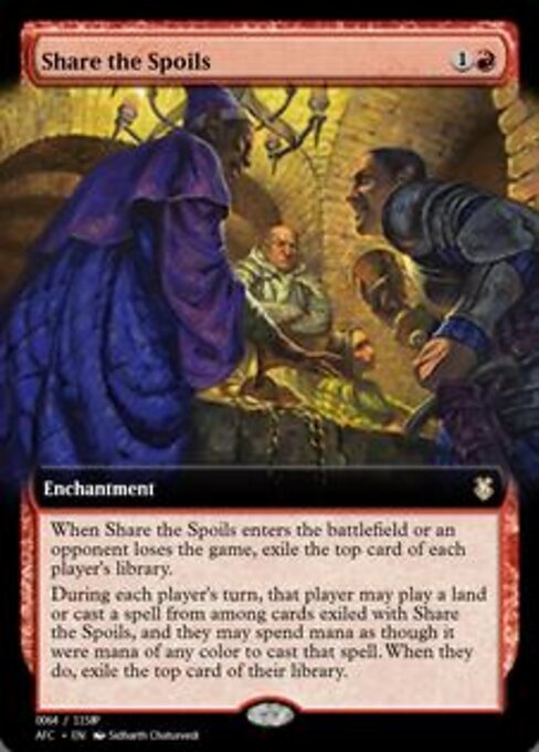 Share the Spoils highlighted card art