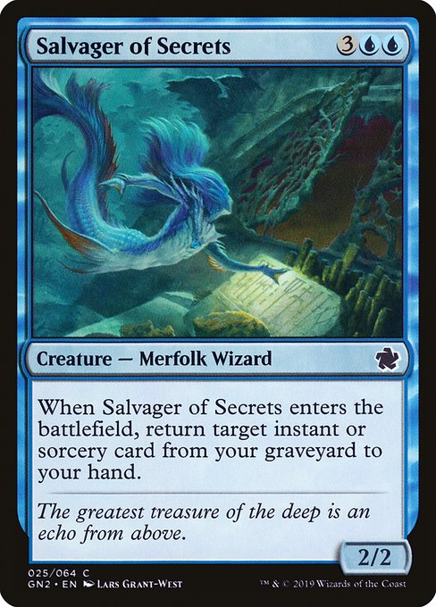 Salvager of Secrets highlighted card art