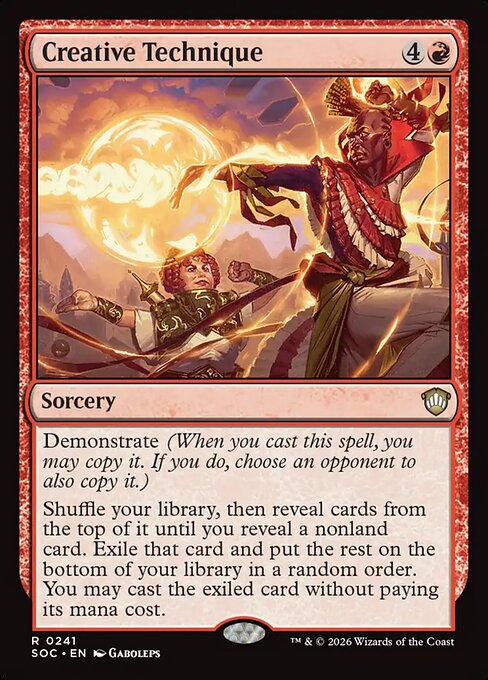 Creative Technique from Secrets of Strixhaven Commander