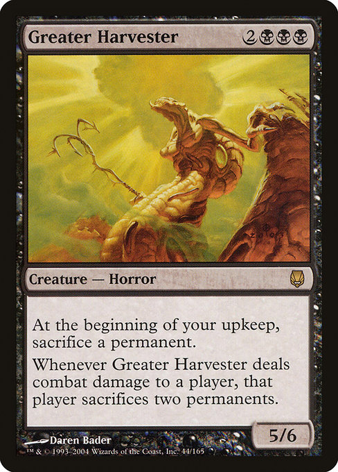 Greater Harvester highlighted card art