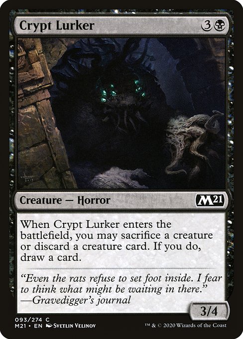 Crypt Lurker highlighted card art