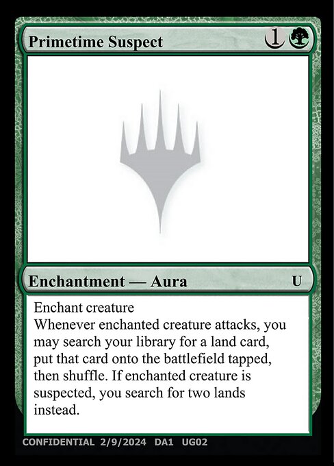 Primetime Suspect highlighted card art