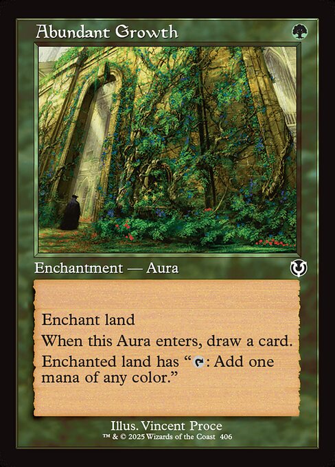 Abundant Growth highlighted card art