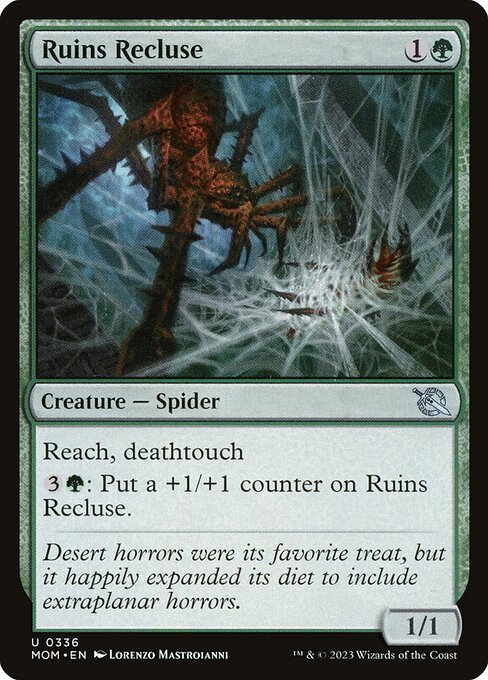 Ruins Recluse highlighted card art