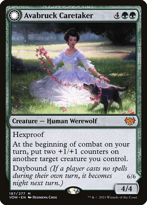 Avabruck Caretaker // Hollowhenge Huntmaster from Innistrad: Crimson Vow