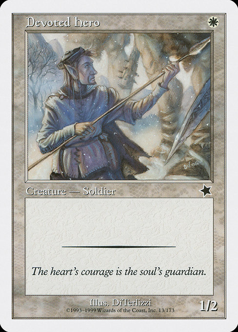 Devoted Hero highlighted card art