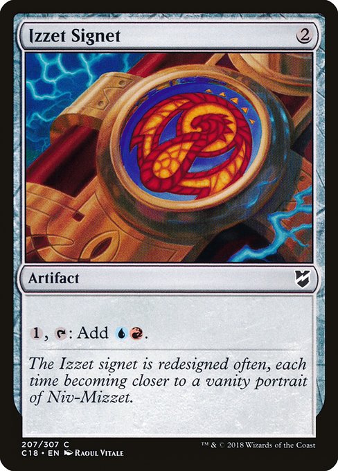 Izzet Signet from Commander 2018