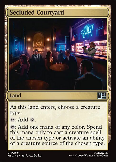 Secluded Courtyard from Marvel Super Heroes Commander